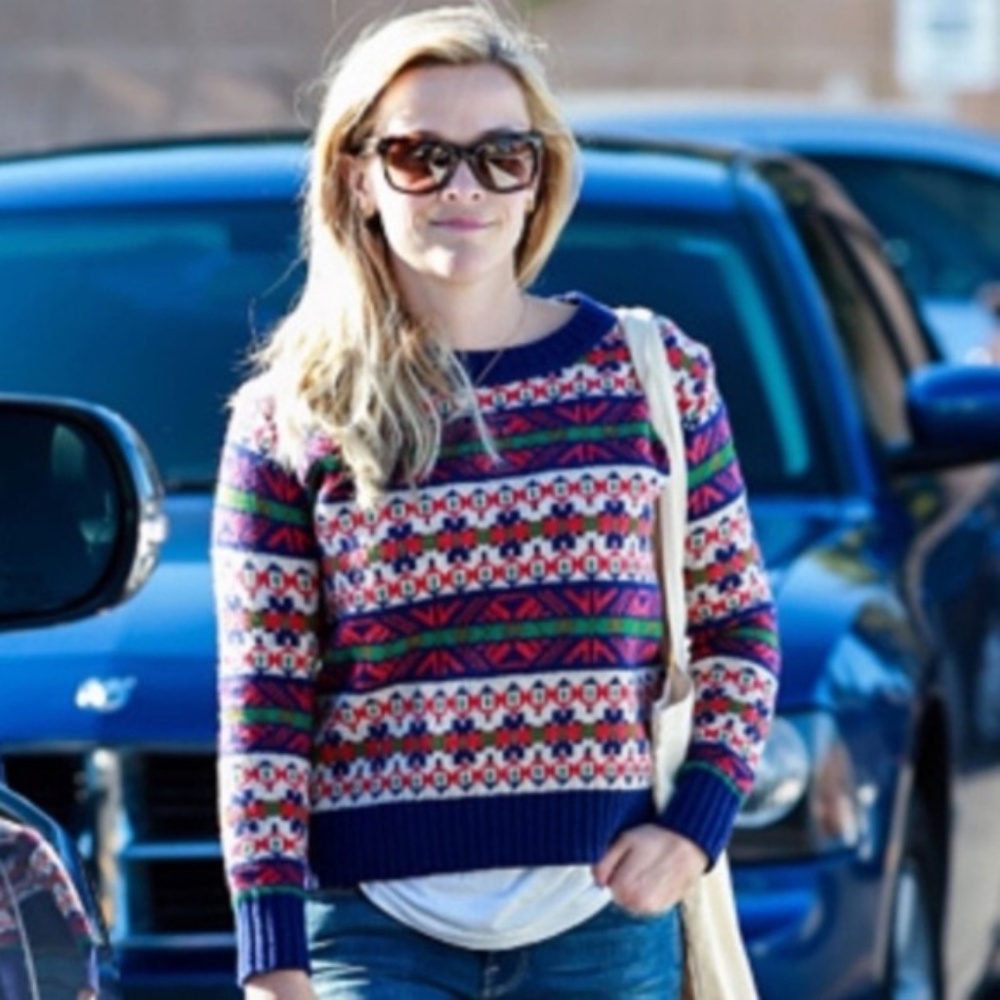 J. Crew Fair Isle Lambswool Sweater